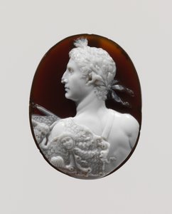 Retrato en camafeo del Emperador Augusto, c.41-54 d.C.