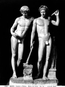 Cástor y Pólux o Orestes y Pílades, grupo de San Ildefonso