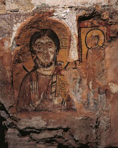 Cristo y San Urbano (fresco) de Roman