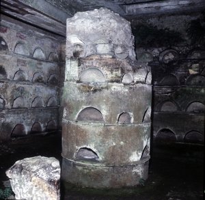 Columbario - Tumba de los Escipiones en Roma. de Roman