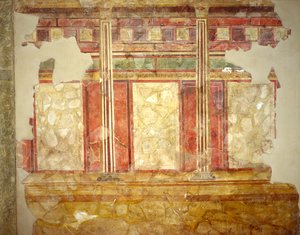 Decoración de la Casa de las Scalae Caci, Colina Palatina, Roma