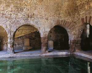 Frigidarium, Caldes de Montbui, Barcelona, España, siglo II-I a.C. de Roman