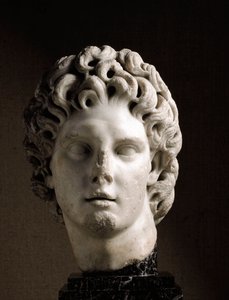 Cabeza de Alejandro Magno, siglo II a.C.