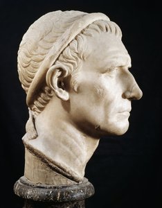 Cabeza de Antíoco III el Grande (Escultura de mármol) de Roman