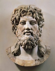 Cabeza de Asclepio o Zeus (mármol)