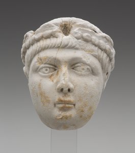 Cabeza del Emperador Honorio como niño, finales del siglo IV d.C. de Roman