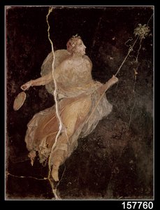 Ménade, de la Casa del Barco, Pompeya, siglo I a.C.-79 d.C. de Roman
