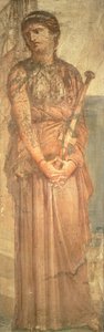 Medea contemplando el asesinato de sus hijos, de Herculano (fresco) de Roman