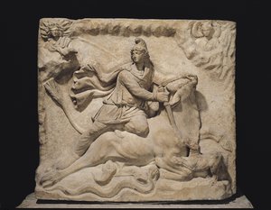 Mitra sacrificando al toro, siglo II-III