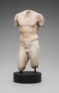 Torso masculino desnudo (mármol) de Roman