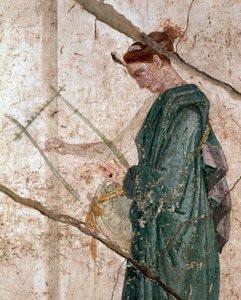 Pan músico, entre las ninfas (fresco)