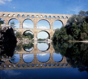 Pont du Gard. Acueducto romano del siglo I