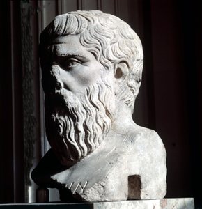 Retrato de Platón (-428 - -348), Museo del Louvre, París.