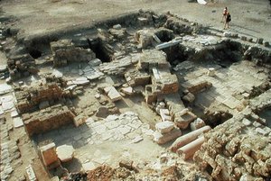 Restos del Hipódromo Romano de Roman