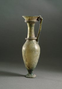 Arte romano: jarrón de vidrio de Ampurias de Roman