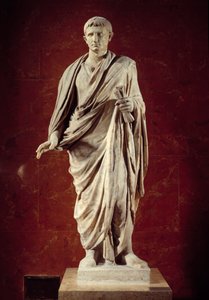 Arte romano: estatua del emperador Augusto (CESARE AUGUSTO) (63 a.C.-14 d.C.) de Roman