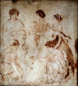 Arte romano: los jugadores de osselet de Roman