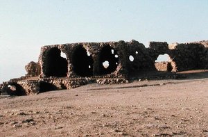 Ruinas del acueducto romano de Roman