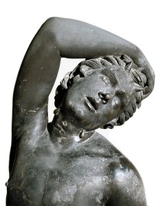 Sátiro, estatua de bronce de Roman