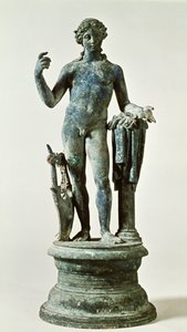 Estatua de Apolo de la Casa de las Paredes Rojas, Pompeya, c.30AD