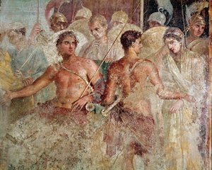 La despedida de Aquiles y Briseida (fresco)