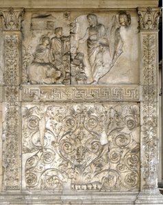 El sacrificio de Eneas a los Penates de Roman
