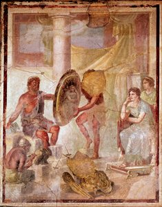 Tetis en la fragua de Vulcano (fresco) de Roman