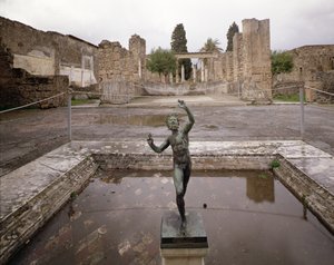 Vista de la Casa del Fauno de Roman