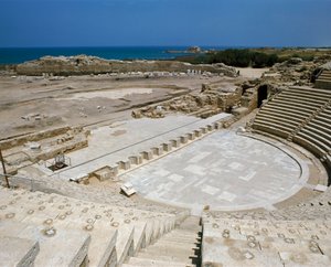 Vista del Teatro Romano de Roman