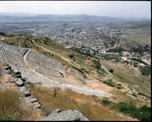 Vista del teatro de Roman