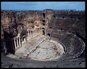 Vista del teatro de Roman
