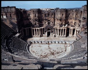 Vista del teatro de Roman