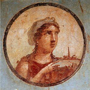 Niña con un plato de comida (fresco) de Roman