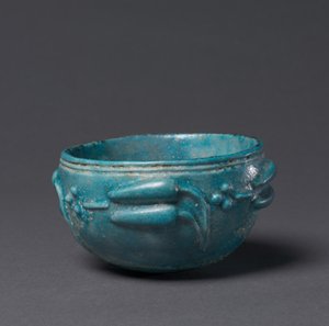 Cuenco con decoración de capullo de loto, Egipto, 1-200 de Roman Imperial Period