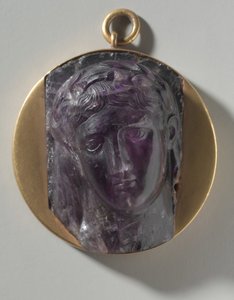 Camafeo: Cabeza de una mujer, c.1-100 de Roman Imperial Period