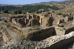 Vista general de los baños, Alto Período Imperial de Roman Imperial Period