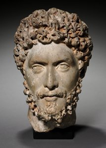 Cabeza de un noble u oficial, 175-200 de Roman Imperial Period