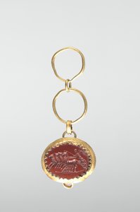 Intaglio con Victoria en carro de Roman Imperial Period