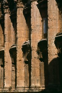 Templo de Baco, detalle, Alto Período Imperial de Roman Imperial Period