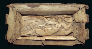 Placa enmarcada con una figura femenina, de Egipto, finales del siglo III a principios del siglo IV d.C. de Roman Period Egyptian