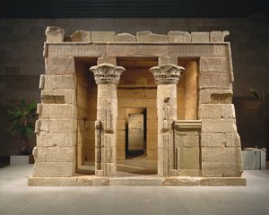 El Templo de Dendur, c.10 a.C. de Roman Period Egyptian
