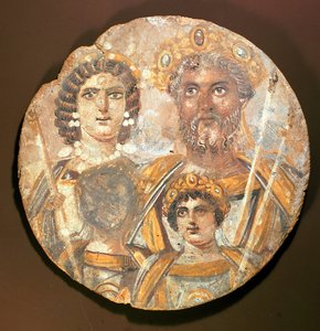 Panel de la familia de Septimio Severo