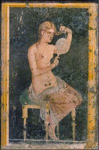 Mujer con un espejo, 1ra mitad del siglo I d.C.