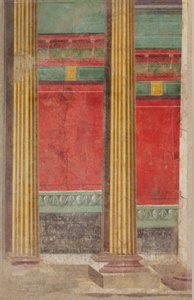 Pintura mural de una villa en Boscoreale de Roman Republican Period
