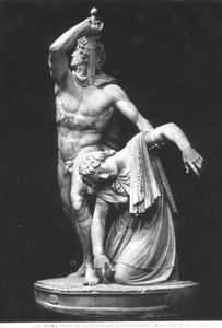 Un galo matándose después de haber matado a su esposa ante el enemigo, también conocido como Paetus y Arria, copia romana de un original griego (mármol) de Roman Roman
