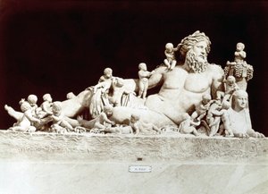 Alegoría del río Nilo (mármol) (detalle)