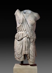 Una amazona, copia romana de un bronce griego de c.430 a.C. de Roman Roman