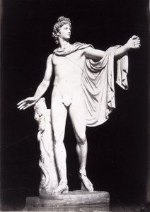 Apolo Belvedere, copia de un original griego del siglo IV a.C., antes de la eliminación de restauraciones previas de Roman Roman