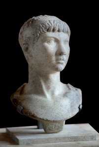 Busto de Ptolema de Mauritania (10 a.C. - 40 d.C.) mármol de Roman Roman