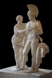 Pareja Imperial en Marte y Venus (entre 120 y 140 d.C.) escultura